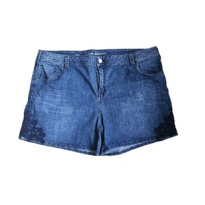 Lane Bryant High Waist 5 Pocket Denim Shorts Size 26